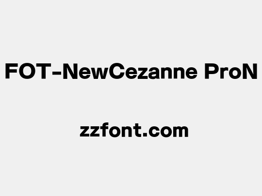 FOT-NewCezanne ProN