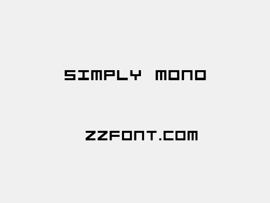 Simply Mono
