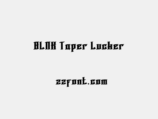 BLNK Taper Lucker