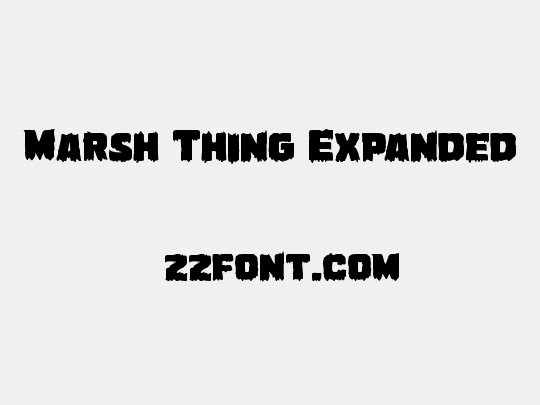 Marsh Thing Expanded