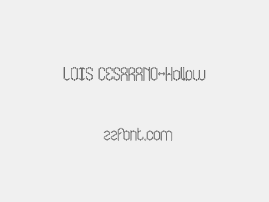 LOIS CESARANO-Hollow