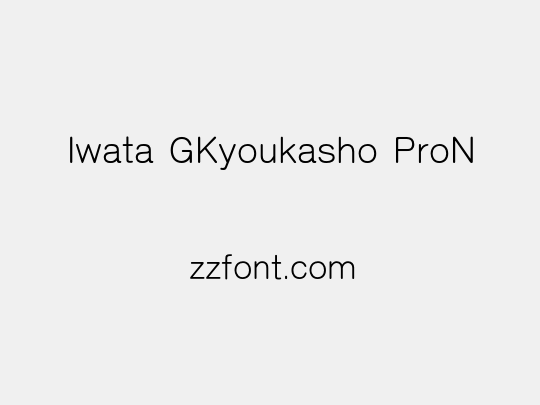 Iwata GKyoukasho ProN