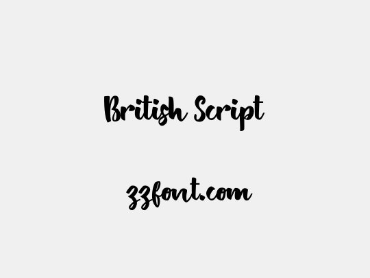British Script