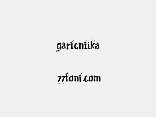 Gartentika