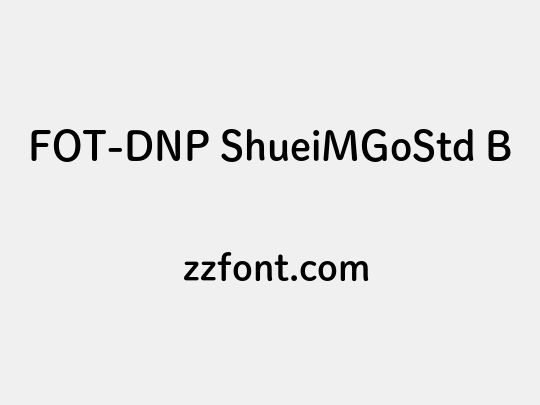 FOT-DNP ShueiMGoStd B