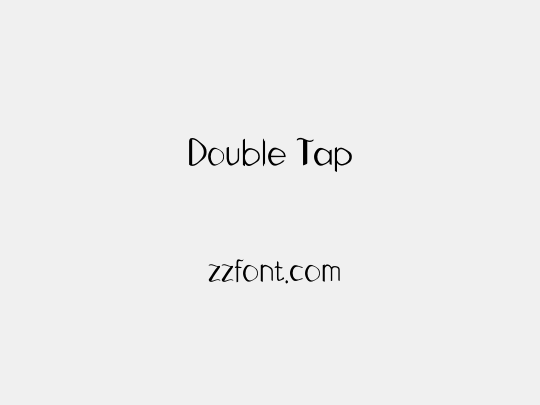 Double Tap