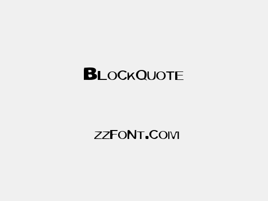 Blockquote