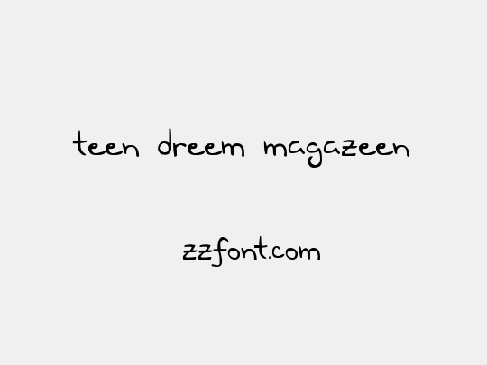 Teen Dreem Magazeen