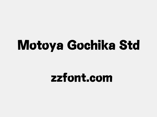 Motoya Gochika Std