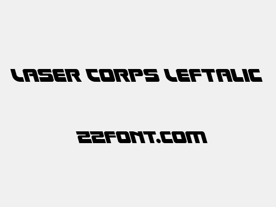 Laser Corps Leftalic