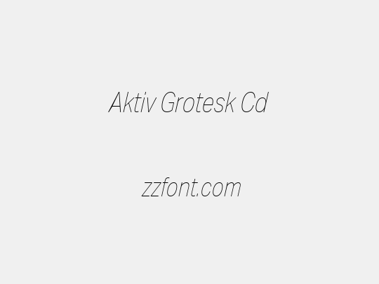 Aktiv Grotesk Cd