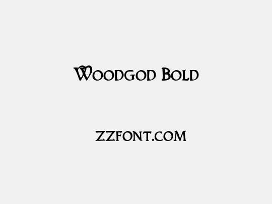 Woodgod Bold