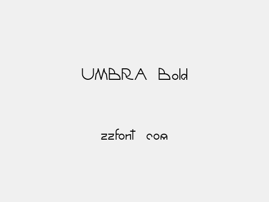 UMBRA Bold