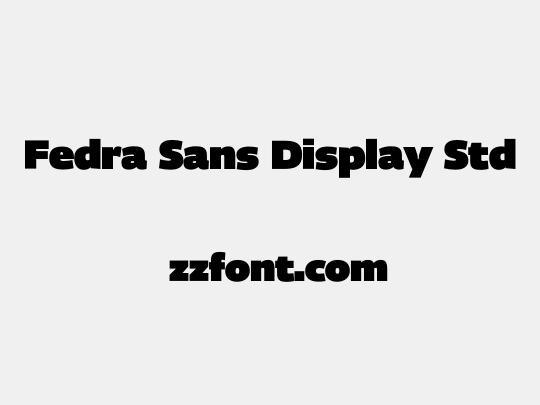 Fedra Sans Display Std
