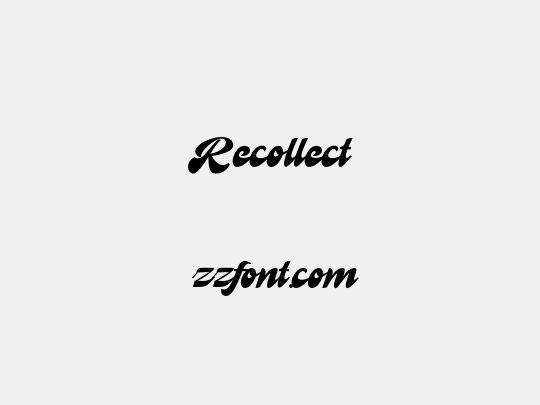 Recollect
