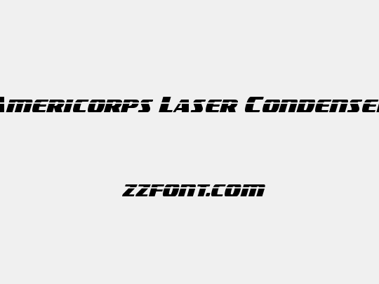 Americorps Laser Condensed