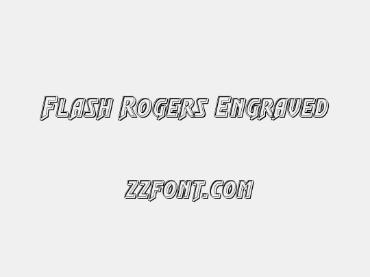 Flash Rogers Engraved