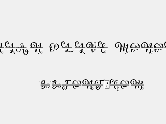 Albanian Olive Monogram 1