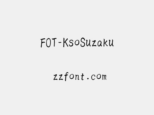 FOT-KsoSuzaku