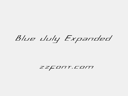 Blue July Expanded