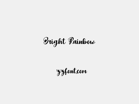 Bright Rainbow