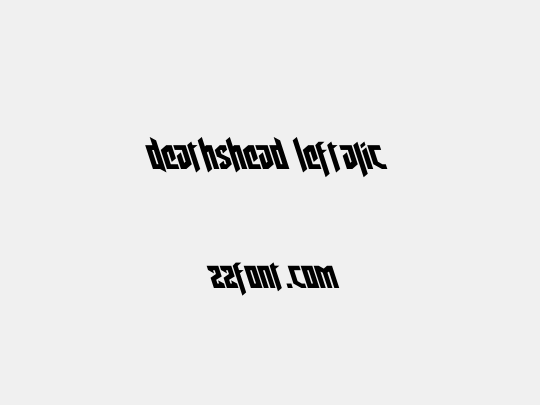 Deathshead Leftalic