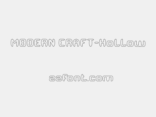 MODERN CRAFT-Hollow