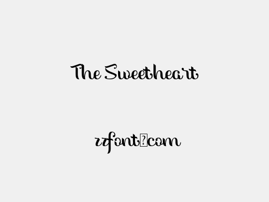 The Sweetheart