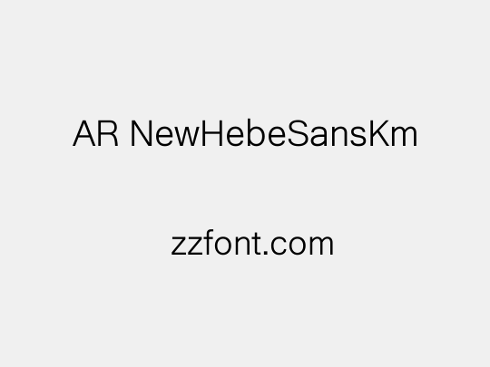 AR NewHebeSansKm
