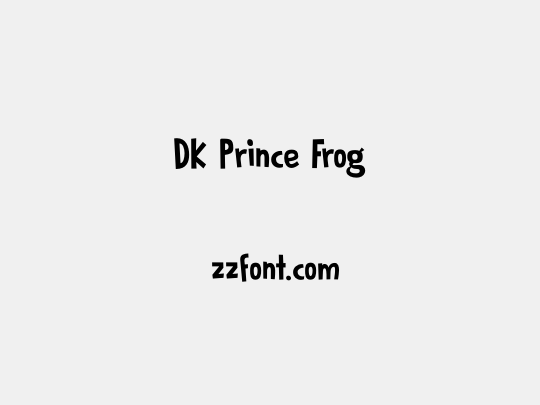 DK Prince Frog