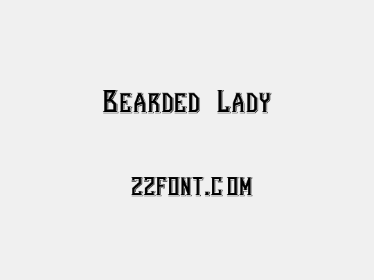 Bearded Lady