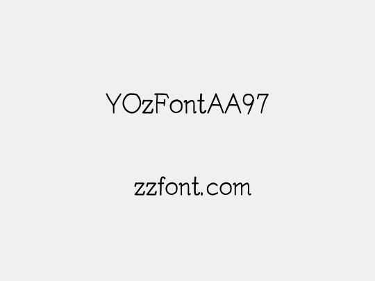 YOzFontAA97