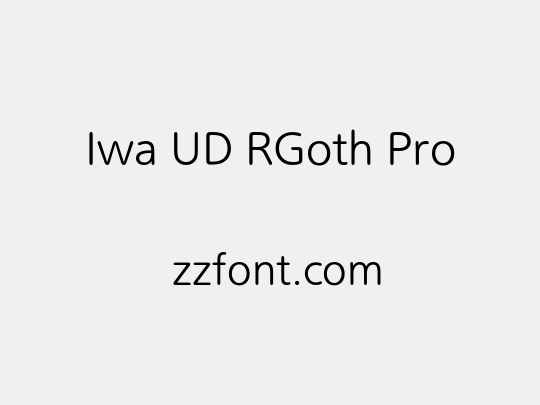 Iwa UD RGoth Pro