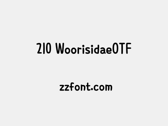 210 WoorisidaeOTF