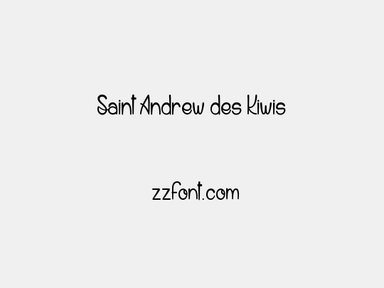Saint Andrew des Kiwis