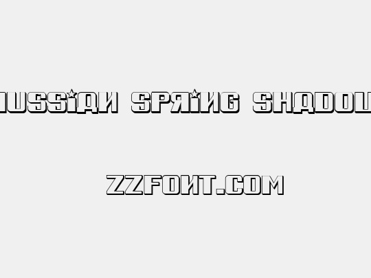 Russian Spring Shadow