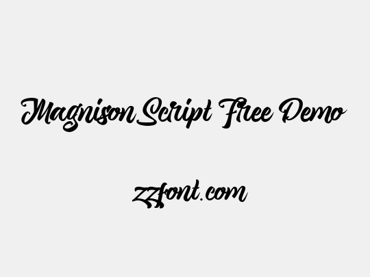 Magnison Script Free Demo