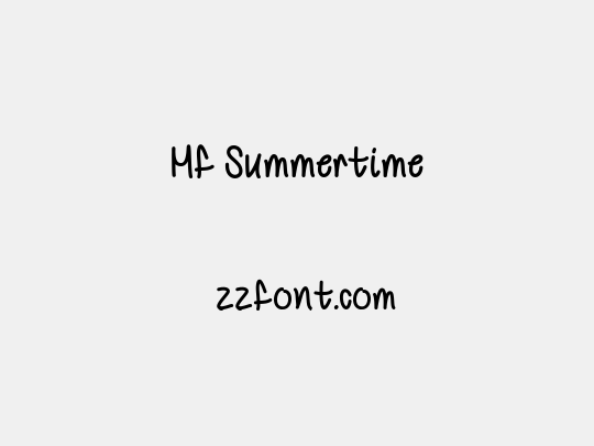 Mf Summertime