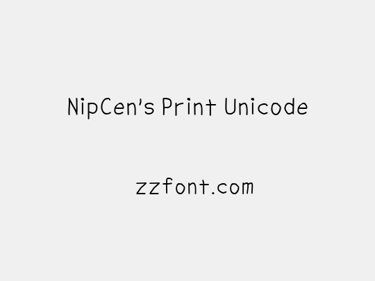 NipCen's Print Unicode