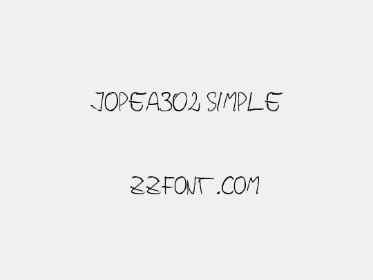 jopea302 Simple