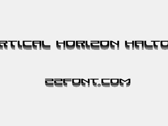 Vertical Horizon Haltone