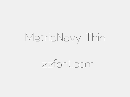 MetricNavy Thin