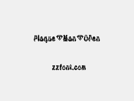 Plaque-Man-Open
