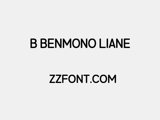 b Benmono Liane