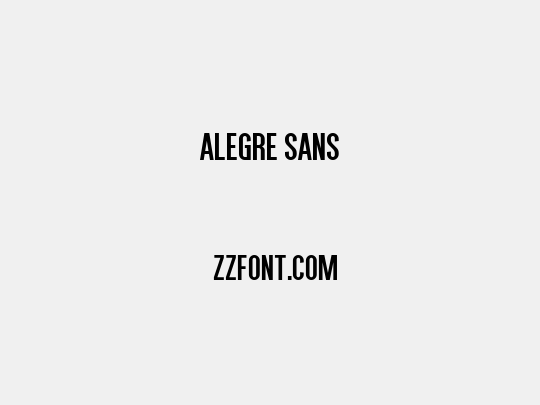 Alegre Sans