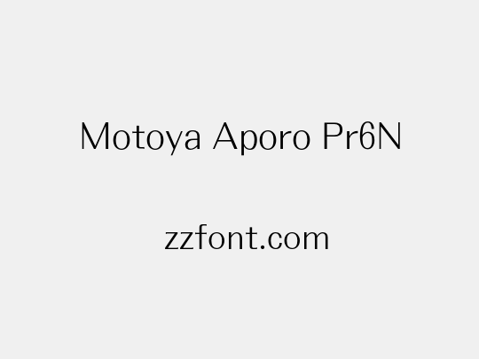 Motoya Aporo Pr6N