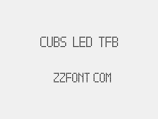 CUBS LED TFB