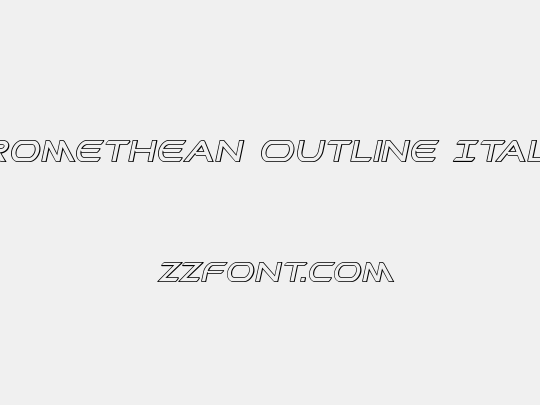 Promethean Outline Italic