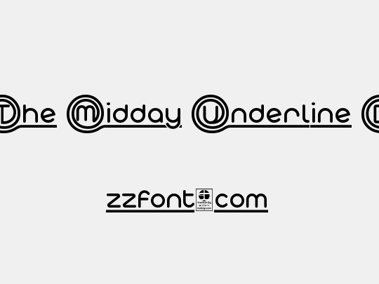 At The Midday Underline Demo