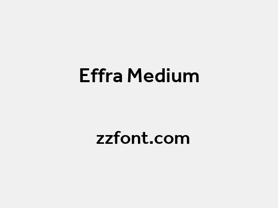 Effra Medium